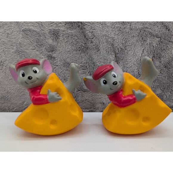 DJ Capital critter Burger King Kids Club 1992 & 2 Disney Rescuers' Bernard 2" - Picture 4 of 13